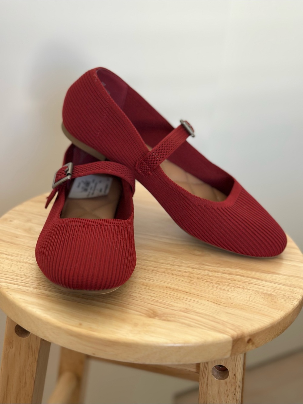 MIA woven Mary Jane flats with buckle